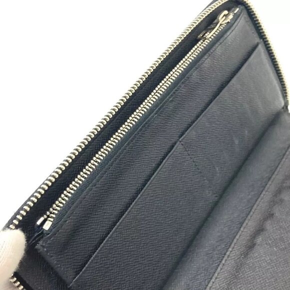 LOUIS VUITTON N63095 Zippy Wallet-Vertical Long Wallet Black/SilverHardware - Picture 8 of 16